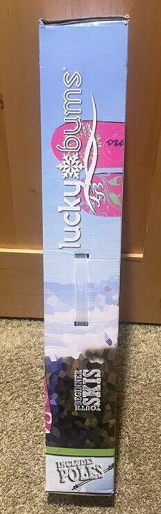 LUCKY BUMS pink 70 cm TODDLER BEGINNER YOUTH LITTLE KIDS STRAP SNOW SKIS lucky bums - фотография #4