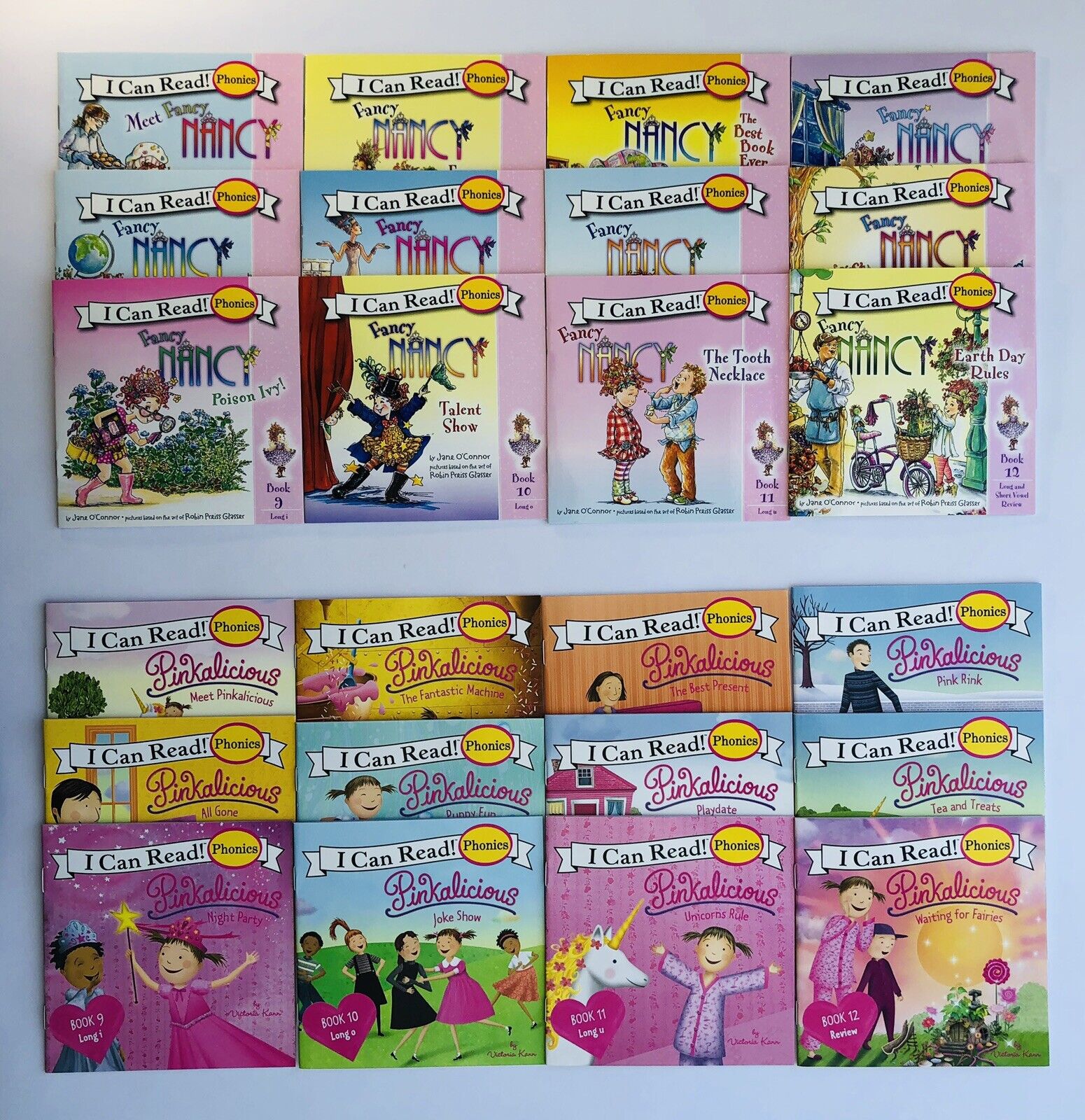 Fancy Nancy + Pinkalicious Kids Books Phonics Fun I Can Learn to Read Lot 24 Без бренда - фотография #5