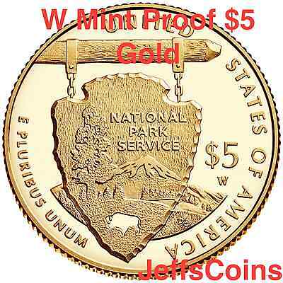 2016 3 Coin Set 100th Anniversary National Park Service New W $5 Gold Unc 16CG Без бренда - фотография #3