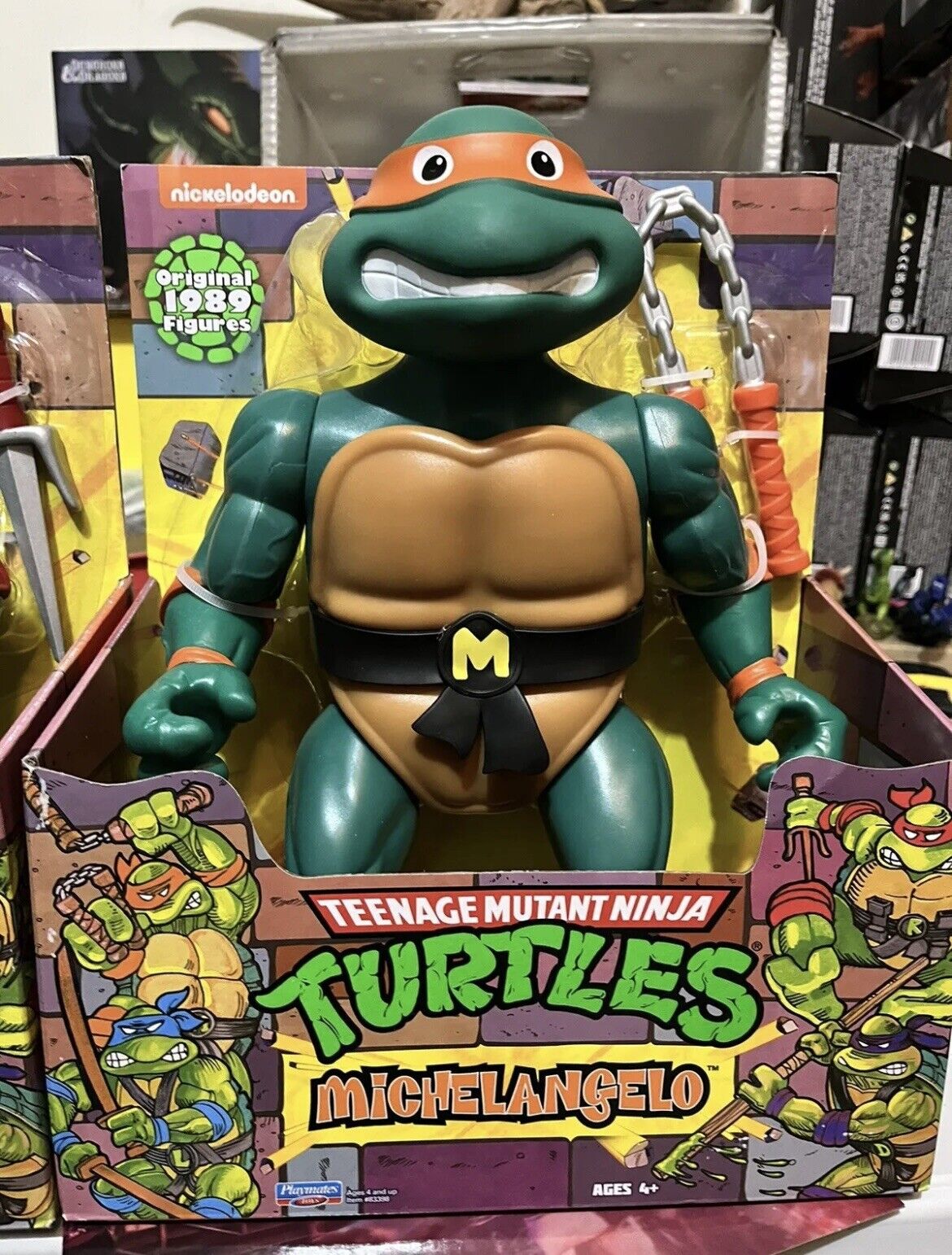 NEW Teenage Mutant Ninja Turtles MICHELANGELO TMNT 12" Playmates Mattel Figure Playmates Toys NOT SPECIFIED