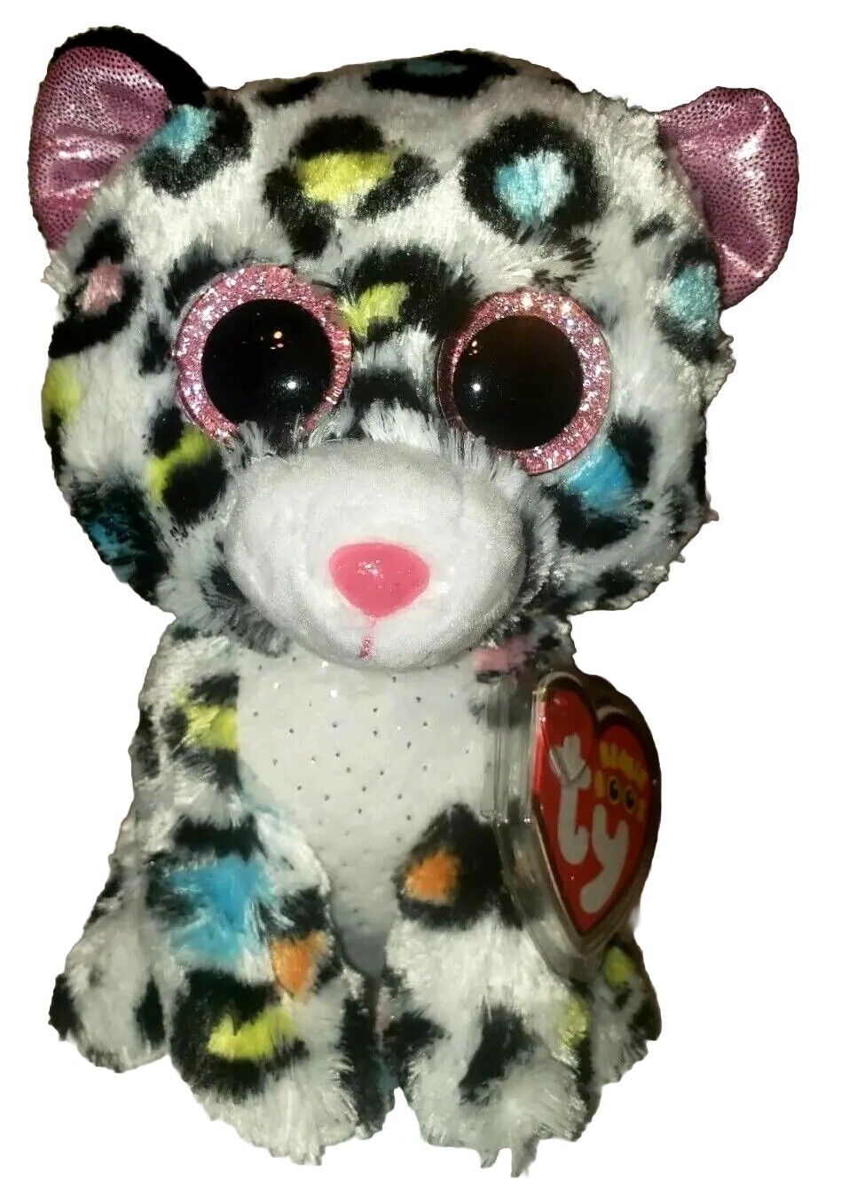 Ty Beanie Boos - TILLEY the Leopard (6 Inch)(Claire's Exclusive) NEW MWMT Ty