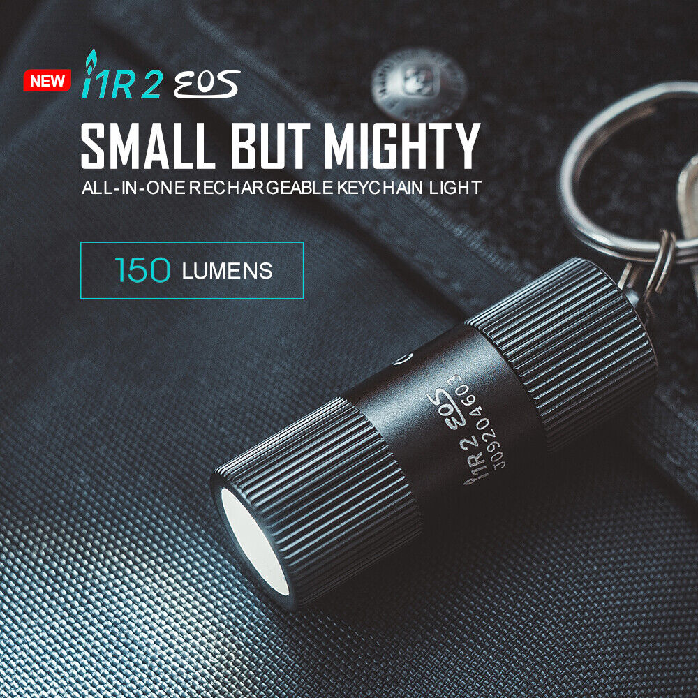 Olight I1R 2 EOS 150 Lumens EDC Tiny Rechargeable LED Keychain Light Flashlight OLIGHT Does Not Apply - фотография #2