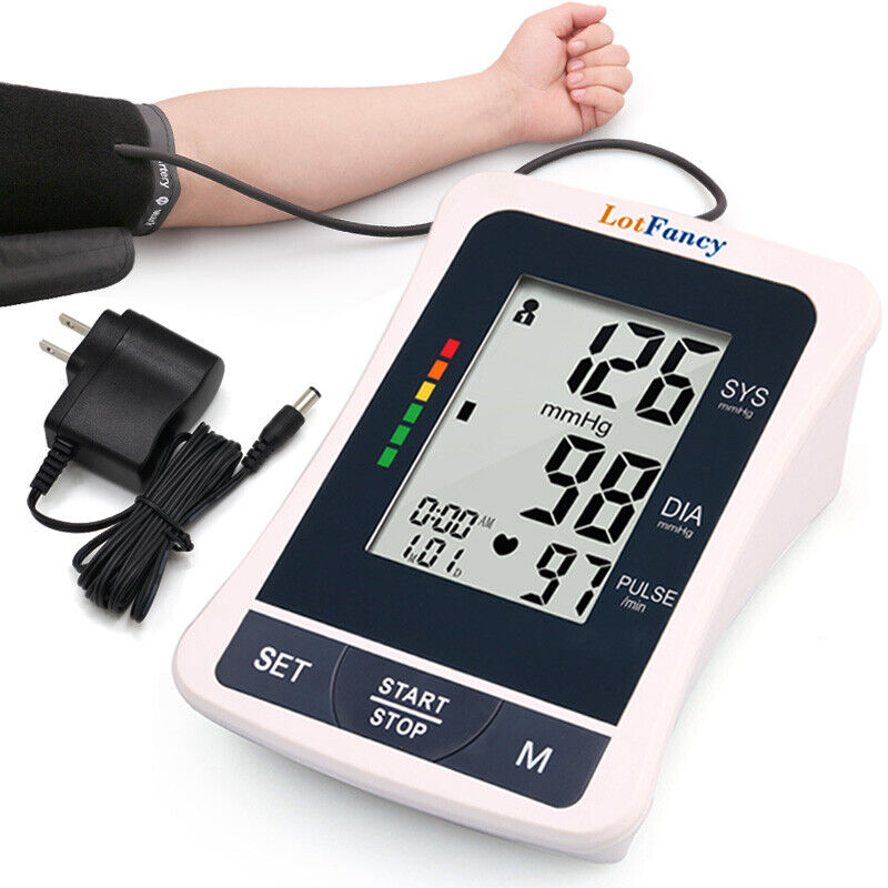 Automatic Digital Arm Blood Pressure Monitor Large BP Cuff Gauge Machine Meter LotFancy B01MDUF5XU - фотография #5