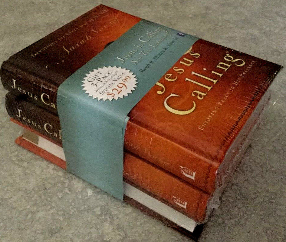 Jesus Calling - 3 Pack : Enjoying Peace in His Presence by Sarah Young Hardcover Без бренда