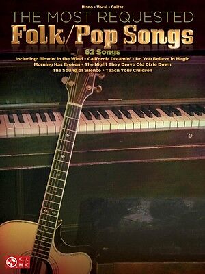 The Most Requested Folk Pop Songs Sheet Music Piano Vocal Guitar Book 000110225 Без бренда HL00110225