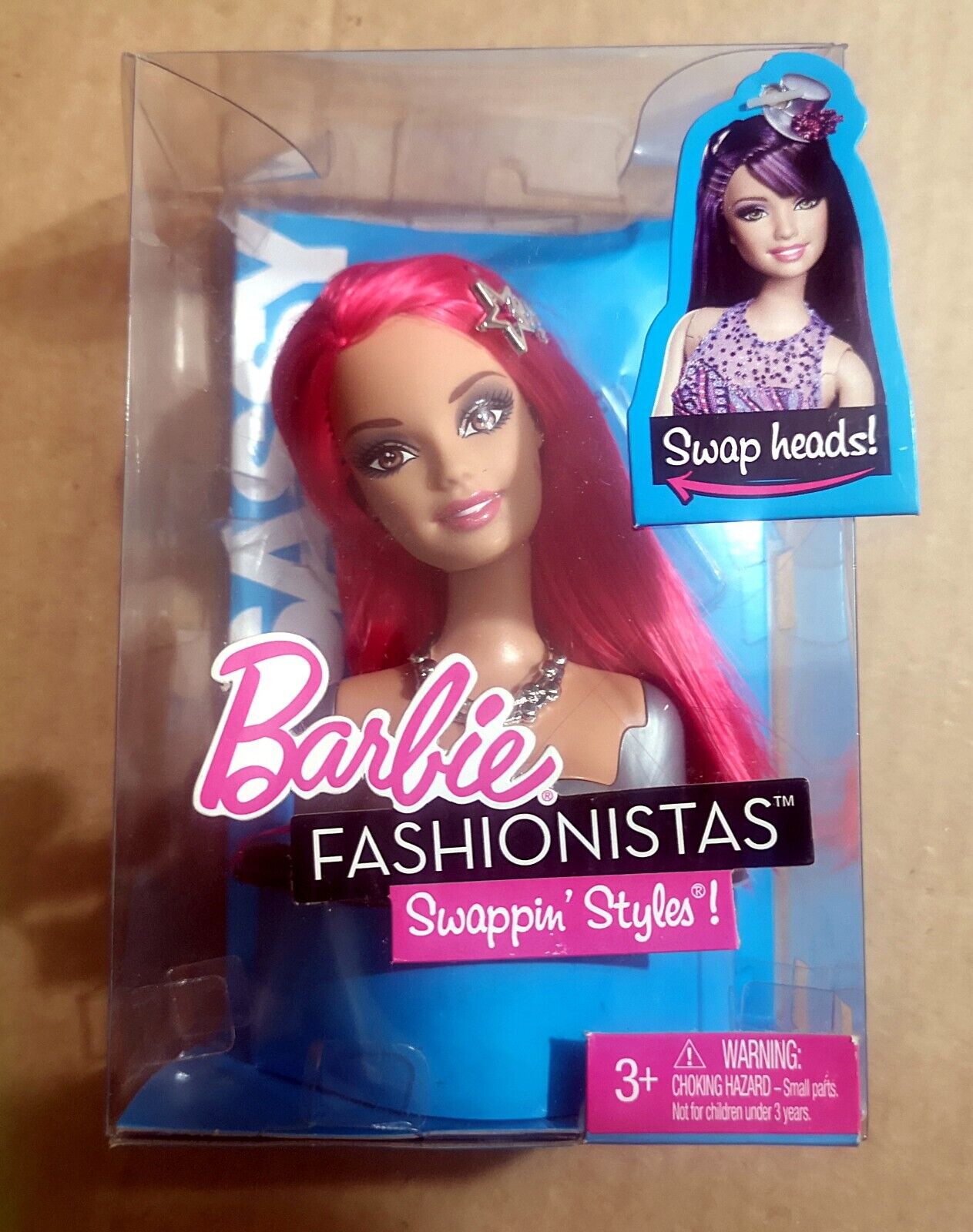Barbie Fashionistas Swappin' Styles (Sassy) Fashionistas Barbie Doll Head Barbie