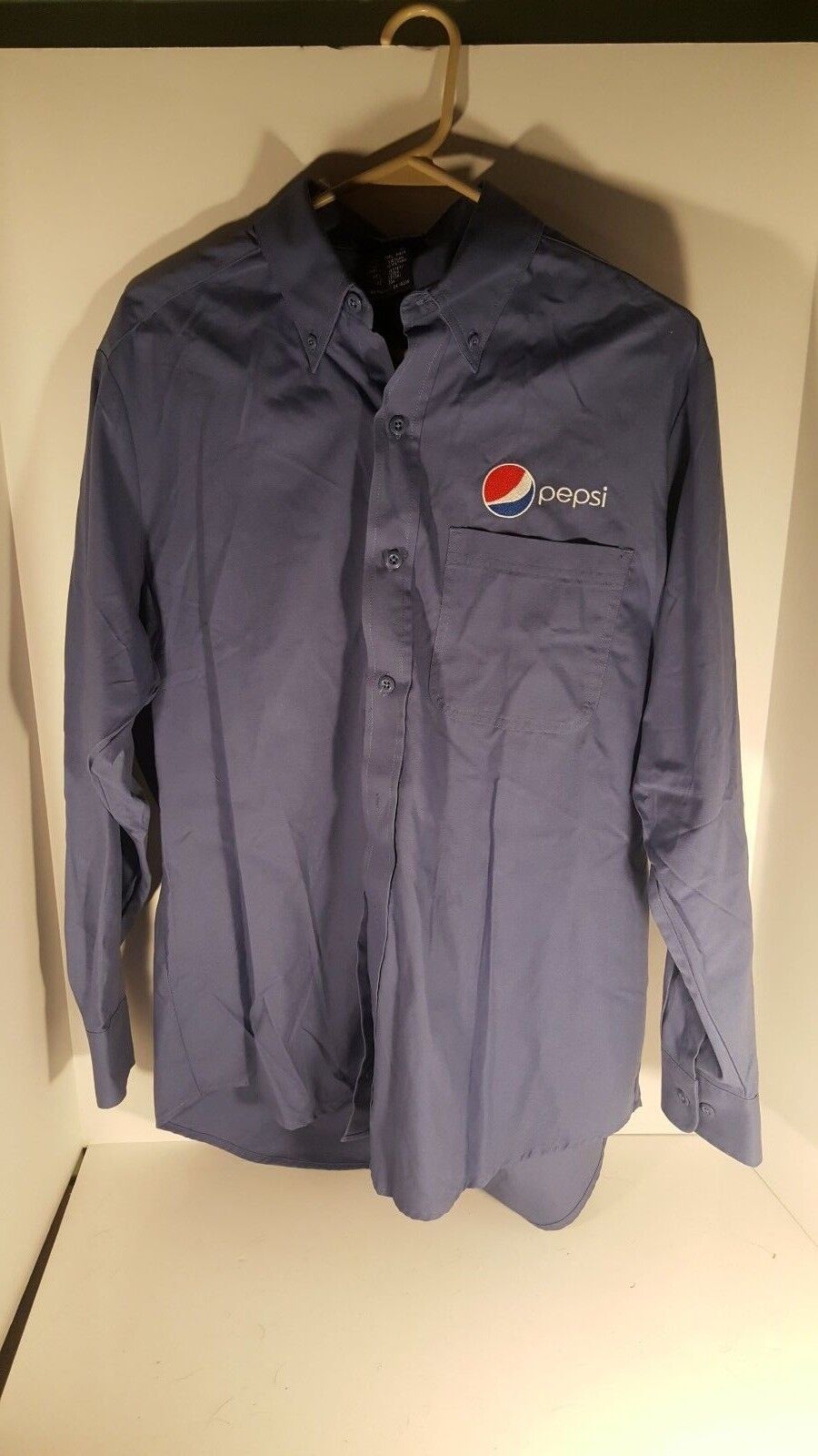 PEPSI COLA Men's Work Shirt Aramark Pepsi Uniform Employee  aramark - фотография #4