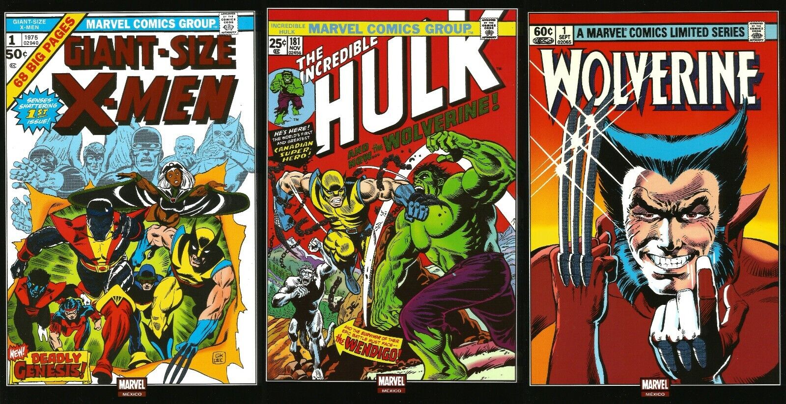 MARVEL Mexico INCREDIBLE HULK #181 1ST APPEARANCE OF WOLVERINE FOIL Reprint Без бренда