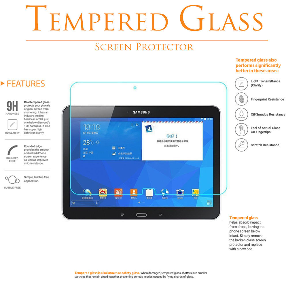 Tempered GLASS Screen Protector for SAMSUNG GALAXY TAB A 7.0 8.0 8.4 9.7 10.1 KIQ Does Not Apply - фотография #2