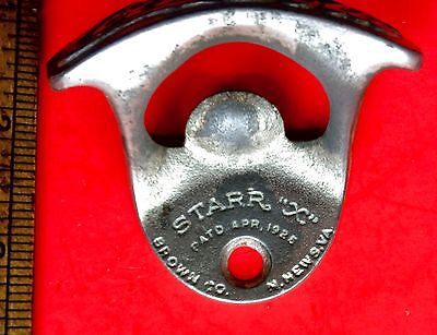 Vintage Drink Coca-Cola Starr X Old 1925 Cast Iron Wall Mounted Bottle Opener #2 Без бренда