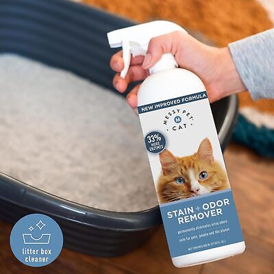 Messy Pet Cat Stain and Odor Remover Spray Bottle 27.05 fl oz Scott's Liquid Gold - фотография #4