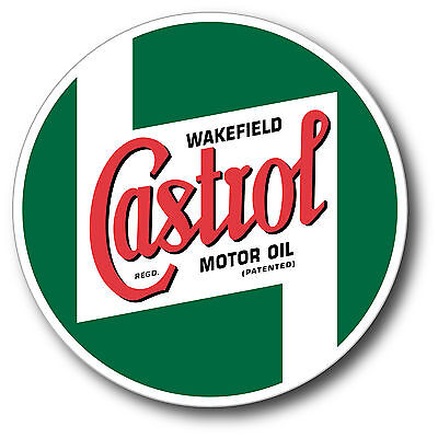 CASTROL WAKEFIELD GASOLINE OIL SUPER HIGH GLOSS OUTDOOR 4 INCH DECAL STICKER  Без бренда