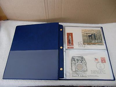 **New 100 First Day Covers & Postcards Album (Blue)  F-2903 , Free Shipping. Unbranded - фотография #8