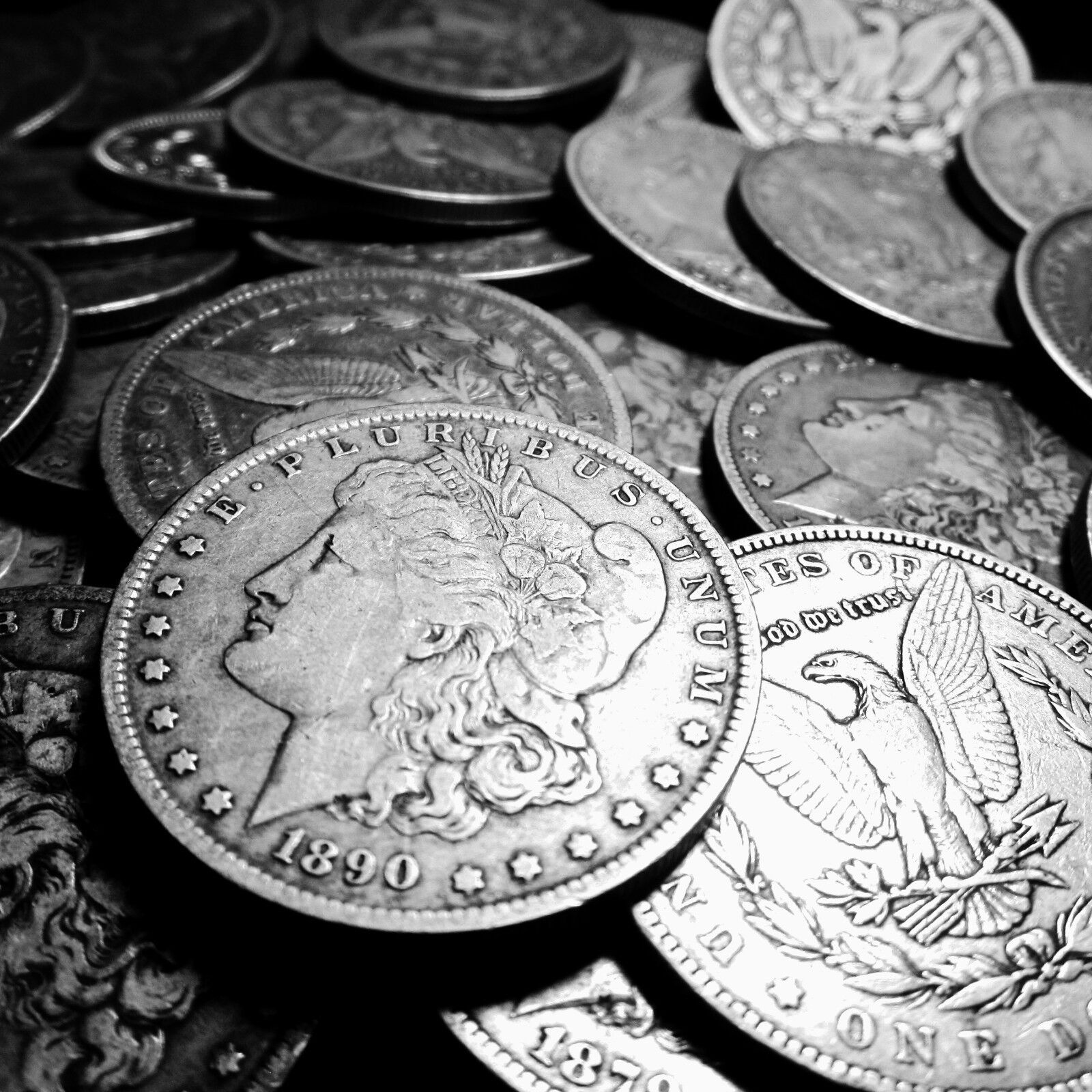 1878-1921 ~*AVG. CIRCULATED*~ Silver Morgan Dollar Rare US Old Antique Coin Lot! Без бренда
