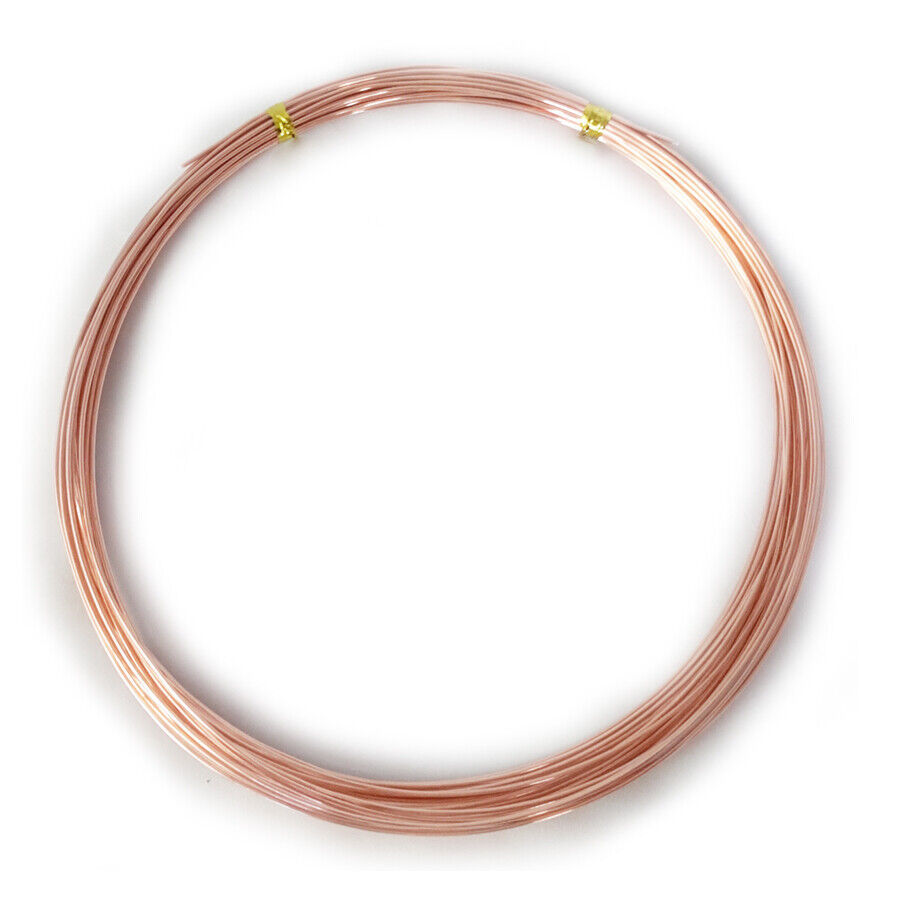 Pure Copper wire Dead Soft Round-1/2 Round-Square 6 - 16 18 19 20 21 22 24 26 Ga My Jewelry Supply - фотография #2