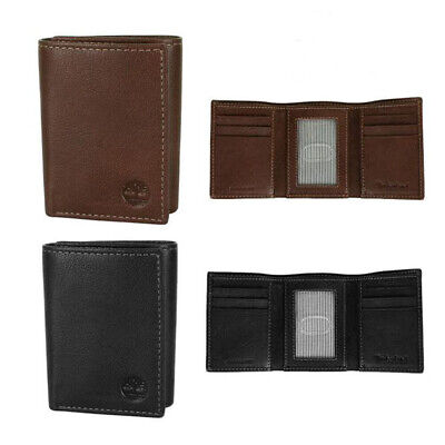 Timberland Men's Natural Grain Leather Trifold Wallet Timberland Timberland-D10241-P