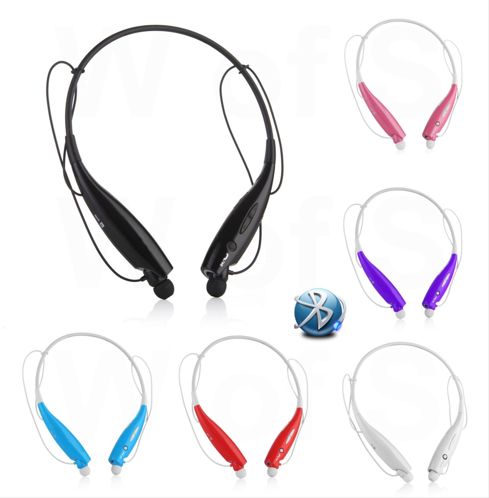 Wireless Bluetooth Headset Stereo Headphone Earphone Sport Handfree Universal Unbranded HV800900