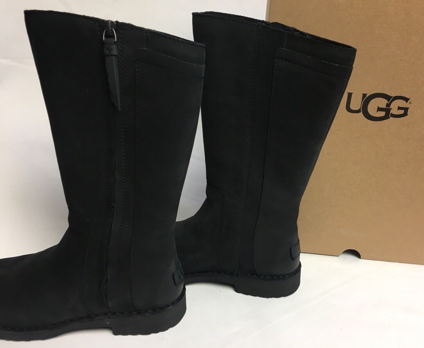 Ugg Australia Elly Black Tall Nubuck Boots 1017505 Wool Lined sizes women's UGG Australia - фотография #8