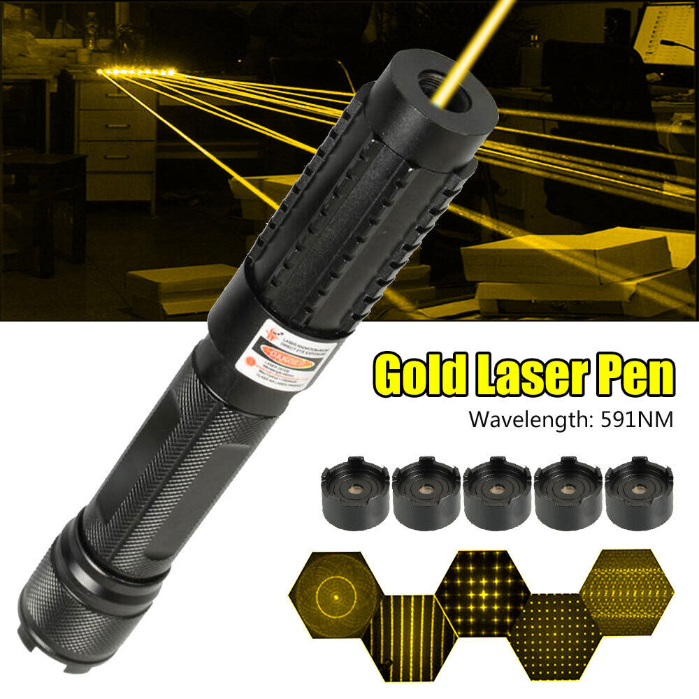 591nm Golden Yellow Laser Pointer (Wicked Lasers Style - Near 589nm) - Upgraded! Unbranded SPHUJ0662 - фотография #2