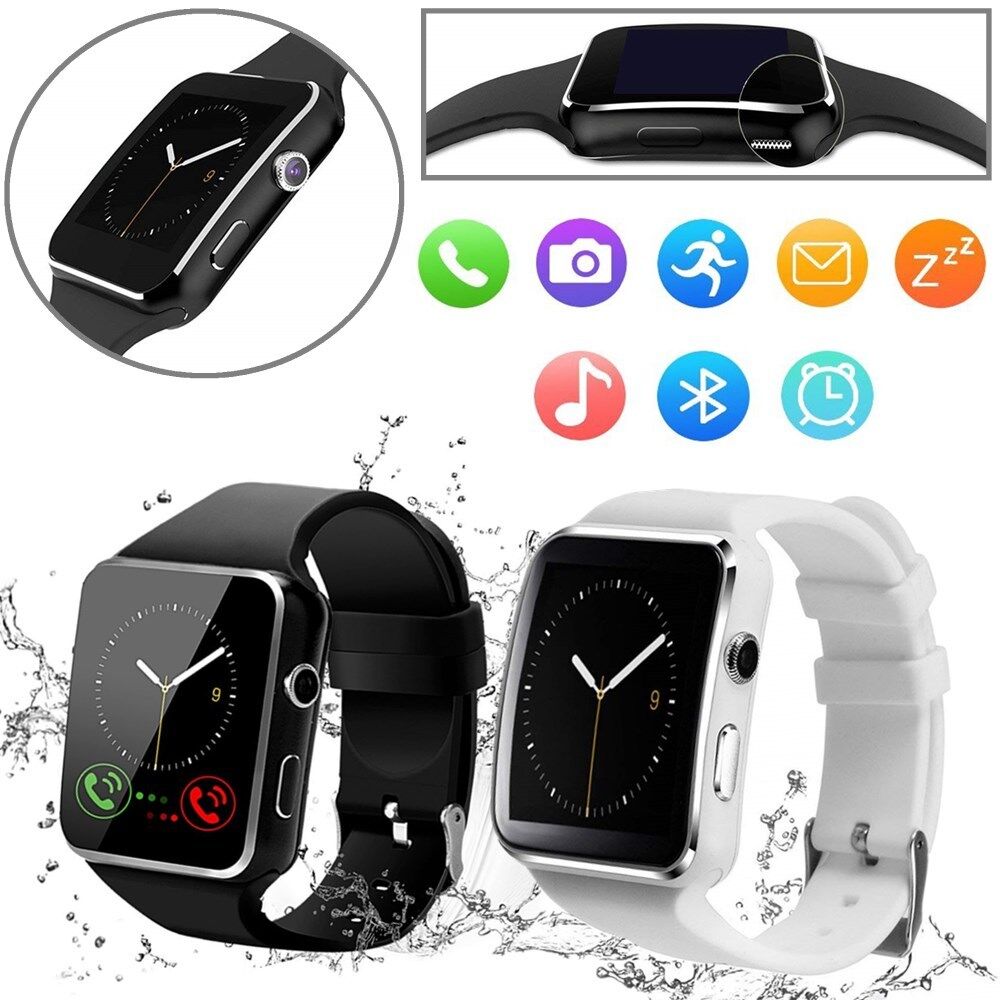 X6 Curved Screen Bluetooth Smart Wrist Watch Phone for Samsung iPhone Android Unbranded/Generic Does Not Apply