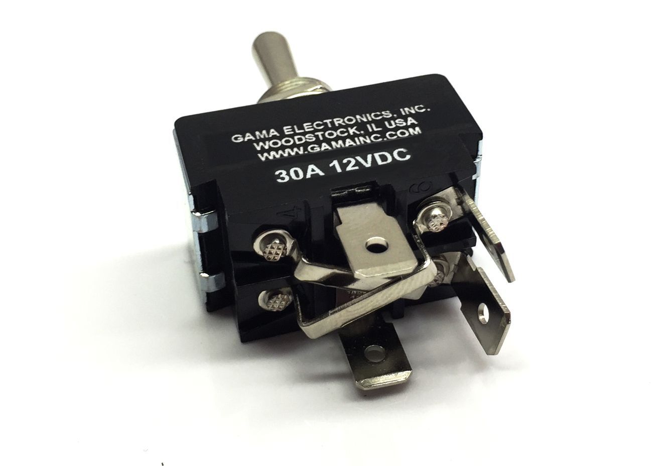 30 Amp Toggle Switch Polarity Reverse DC Motor Control - Momentary GAMA Electronics 28PR-MOM - фотография #2