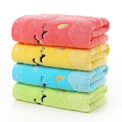 Cartoon Soft Cotton Baby Infant Newborn Bath Towel Washcloth Feeding Wipe Cloth Unbranded