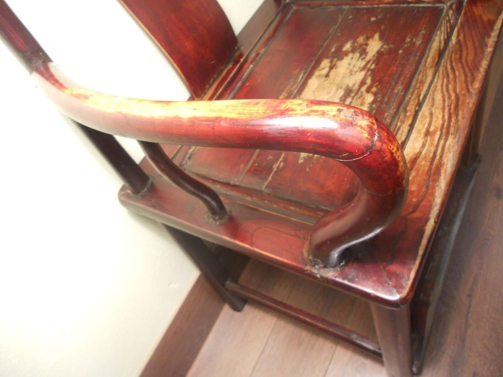 Antique Chinese Ming Arm Chair (5921), Cypress Wood, Circa 1800-1849 Без бренда - фотография #6