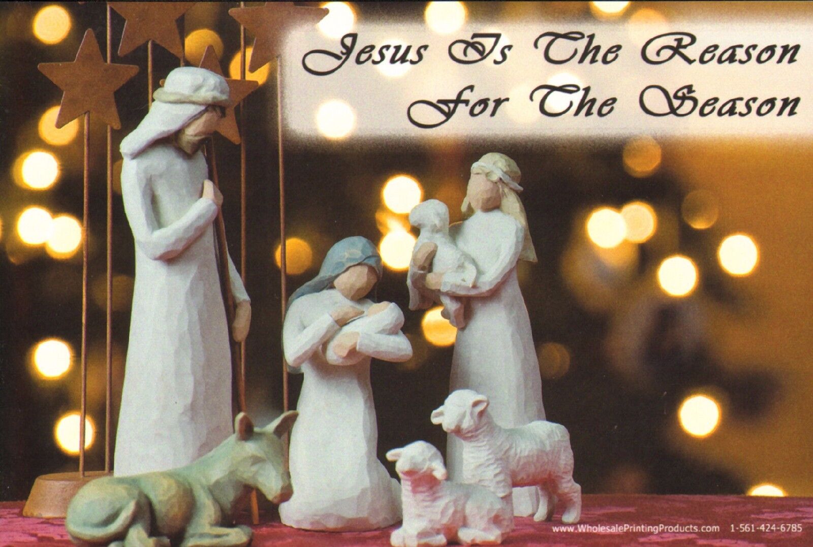 Jesus Is The Reason For The Season - Keep Christ in Christmas - 25 Postcards NEW Без бренда