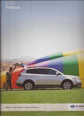 2013 13  Subaru Impreza  Tribeca original sales brochure MINT Без бренда tribeca