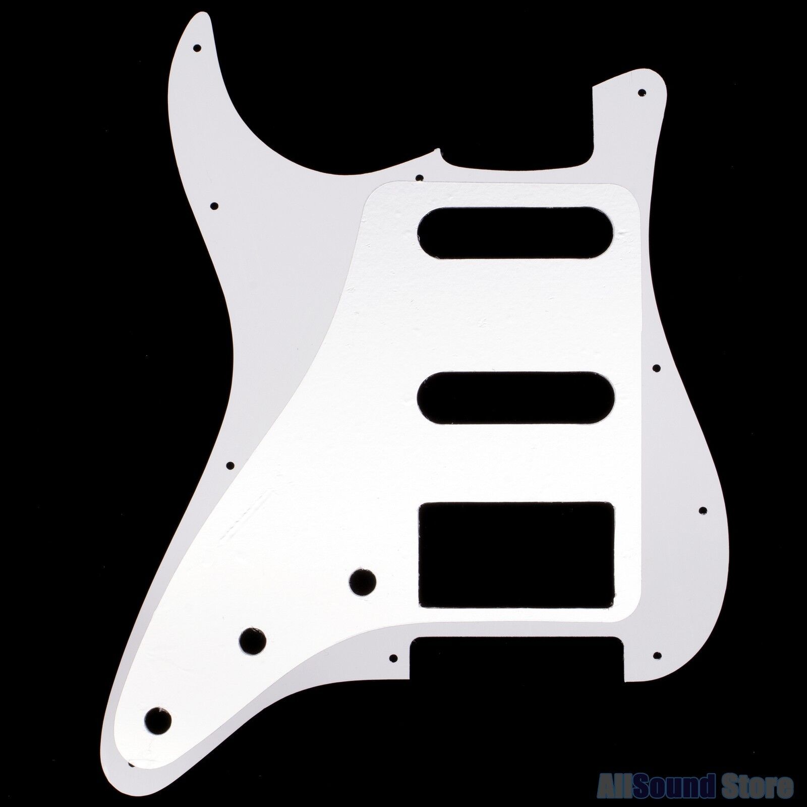 Pickguard for Fender® Stratocaster® Strat® USA MIM HSS / SSH 11-Hole Humbucker Allsound HSS - фотография #2