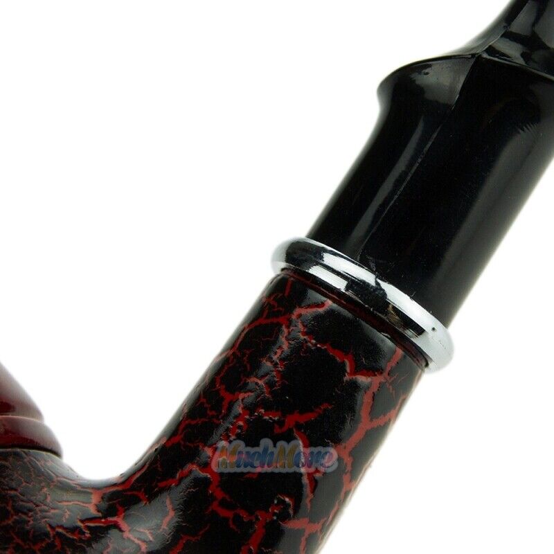 Filtering Solid Wood Wooden Smoking Pipe Tobacco Cigarettes Cigar Pipes Gift Без бренда - фотография #10