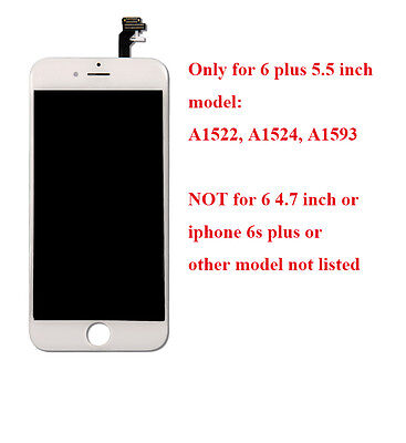 White LCD replacement Display TouchScreen Digitizer Assembly iPhone 6 Plus 5.5'' JG-TR SE-6PW-001 - фотография #3