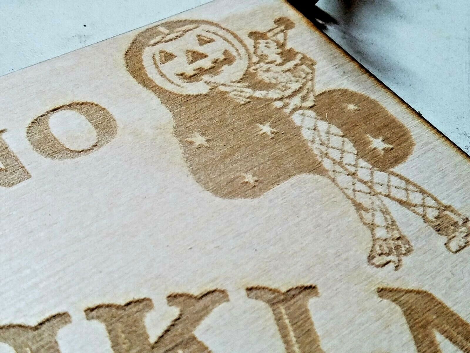 Wooden Vintage Halloween Ouija Board & Planchette | Handmade Wood Spirit Board DC Maker Labs - фотография #11