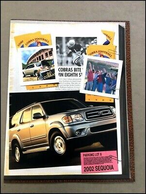 2002 Toyota Sequoia Original Car Sales Brochure Catalog Без бренда Brochure Catalog