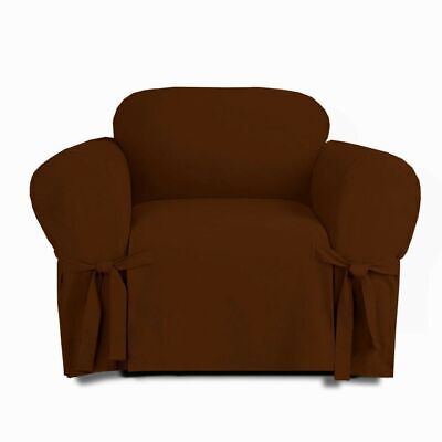 Microsuede Furniture Slipcover Protector Chair, Loveseat, Sofa Red, Brown, Black LINEN STORE Does Not Apply - фотография #4
