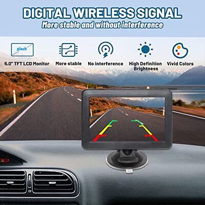  Wireless WiFi Magnetic Hitch Backup 1X WiFi Backup Camera with 5 Inch Monitor Does not apply Does Not Apply - фотография #7