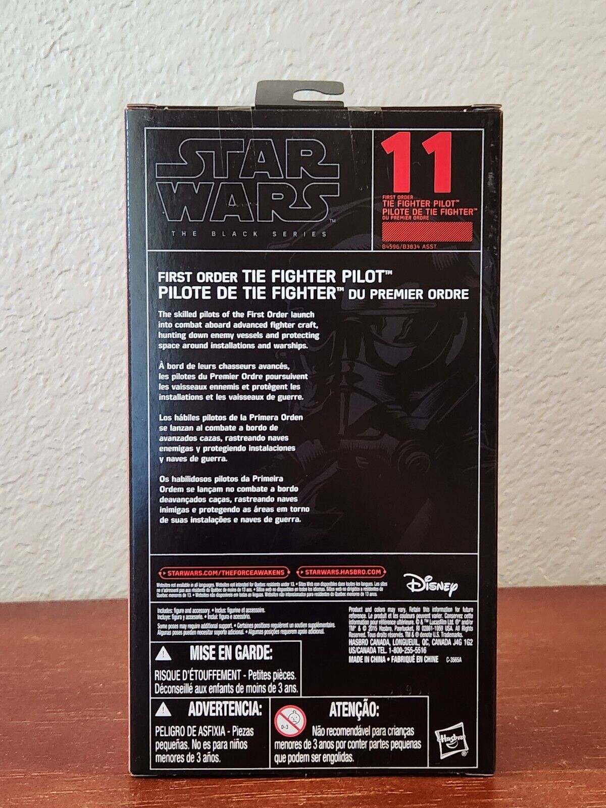 Star Wars Black Series First Order Tie Fighter Pilot #11 Hasbro - фотография #2