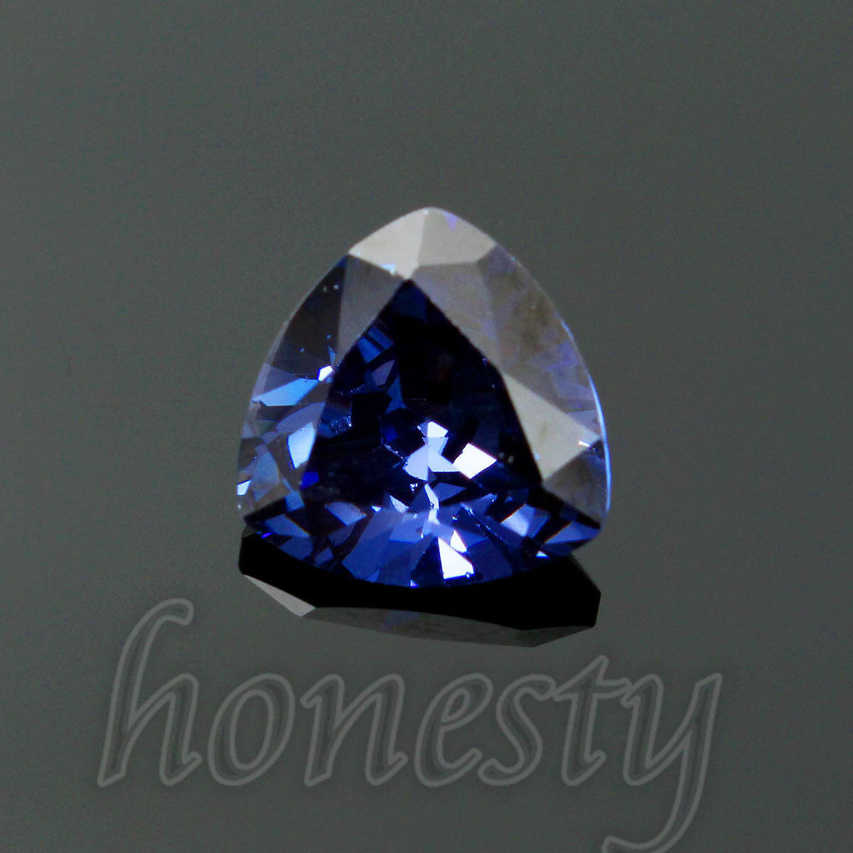 Beautiful Blue Tanzanite AAA 10mm Stunning Trillion Cut Loose Gemstone 6.20ct Unbranded - фотография #10