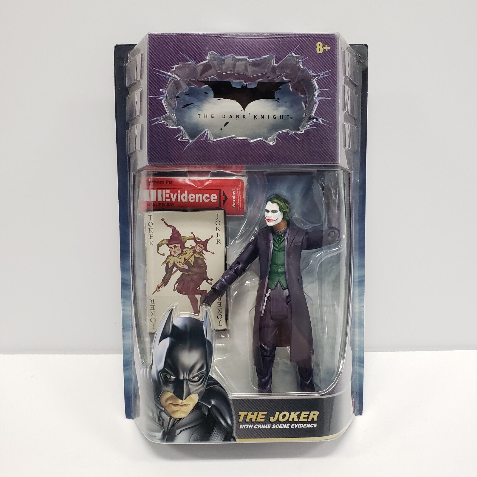 The Joker Action Figure The Dark Knight Crime Scene Evidence Mattel NEW Mattel