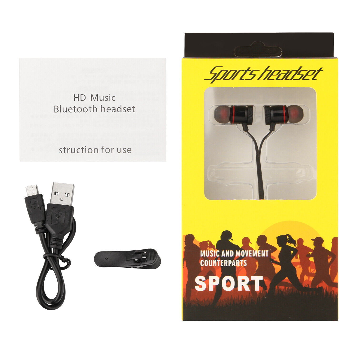 Waterproof Bluetooth Earbuds HD Stereo Sport Wireless Headphones in Ear Headsets Agptek Does Not Apply - фотография #10