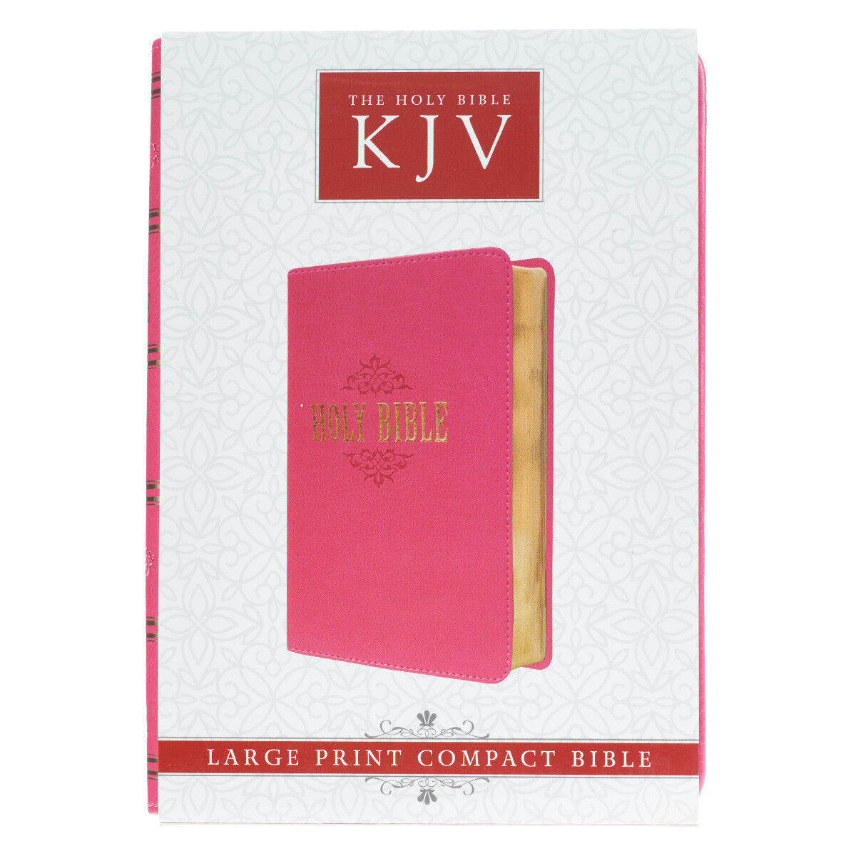 KJV Holy Bible King James Version Pink Large Print Small Size Compact Edition  Без бренда - фотография #7