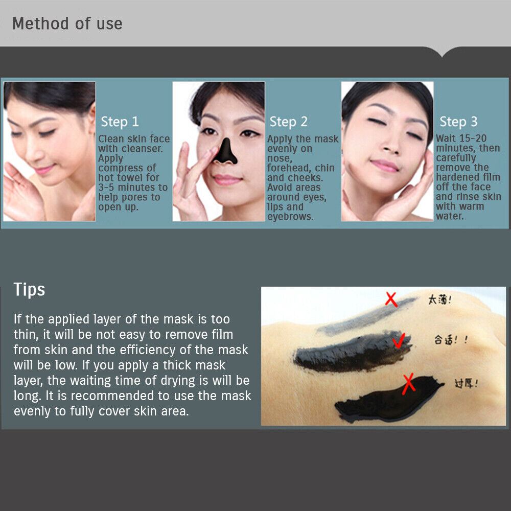 BIOAQUA Black Mud Face Mask Blackhead Remover Deep Cleansing Peel Acne Treatment BIOAQUA QB/T 2872 - фотография #6
