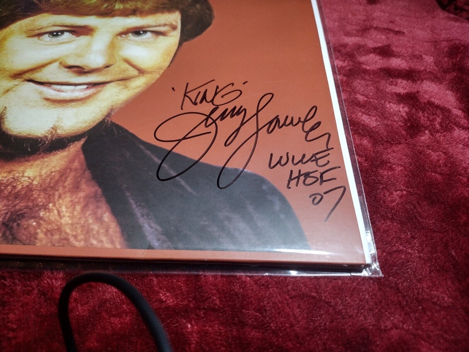 Jerry The King Lawler Sings  Starburst Vinyl Record Autographed 🔥 Без бренда - фотография #11