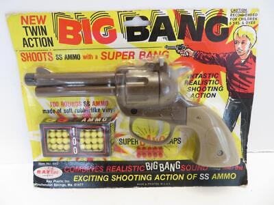 Vintage Rayline Big Bang Conquer Plastic Toy Gun No. 880 MOC New (box b) Rayline