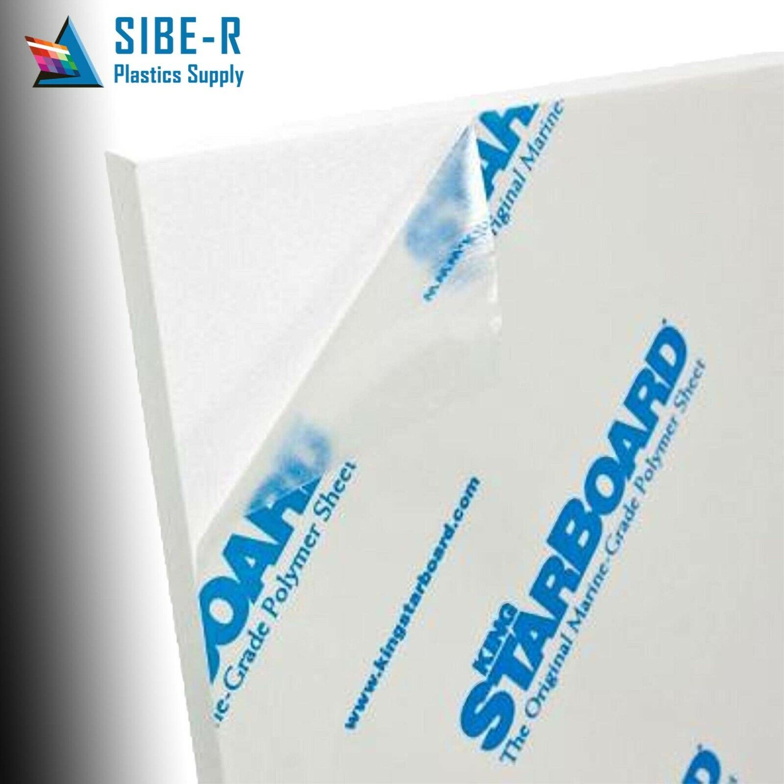 Sibe-R Plastic Supply℠ BLACK OR WHITE KING STARBOARD 1/2" POLYMER HDPE SEA^ SIBE AUTOMATION - фотография #3
