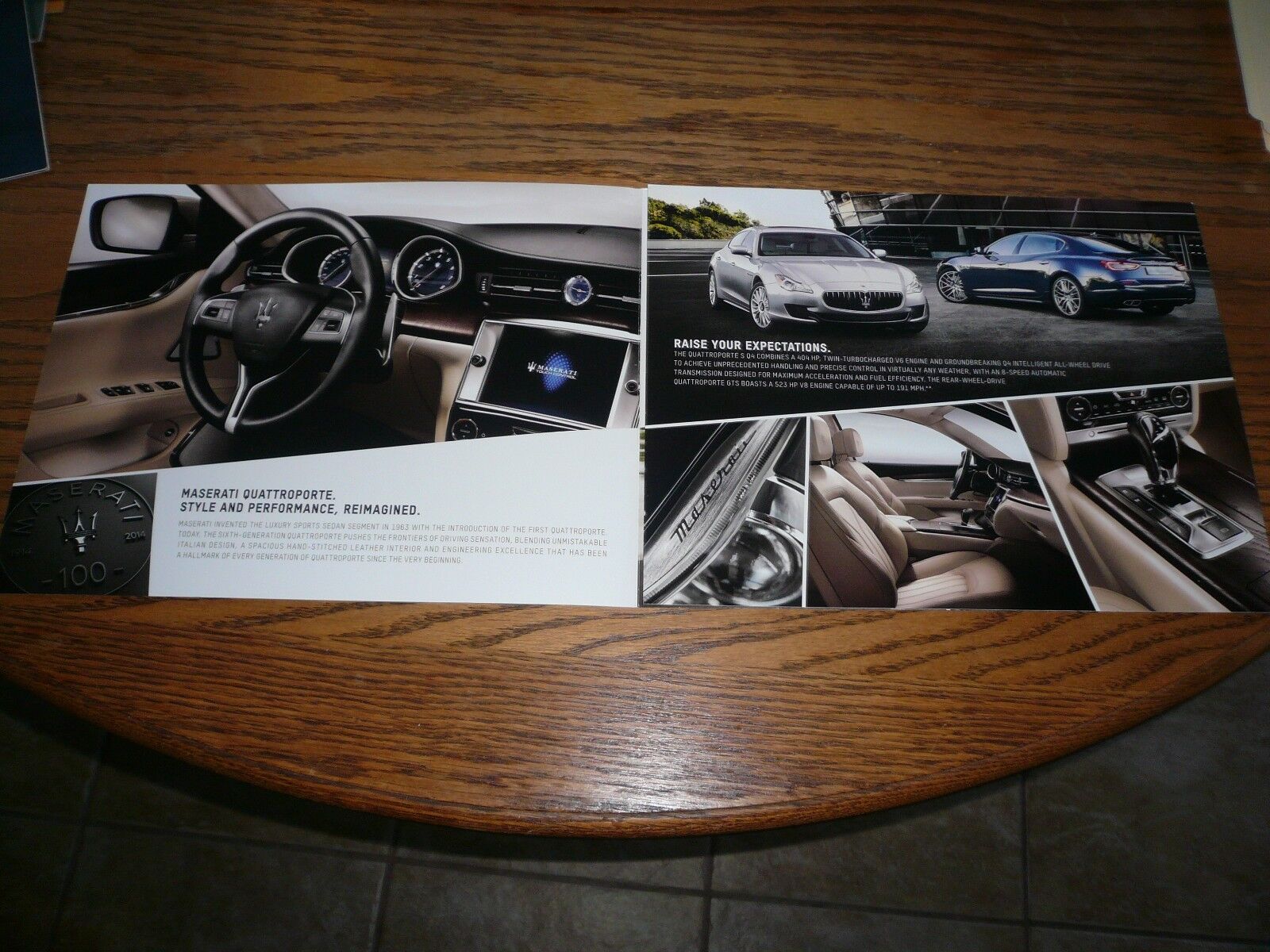 2014 Maserati Quattroporte Zegna Edition Sales Brochure  Без бренда - фотография #2