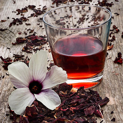 Hibiscus Tea 30 Bags 100% Natural Premium Antioxidant Rich Tea Resealable Pouch Zokiva Nutritionals - фотография #3