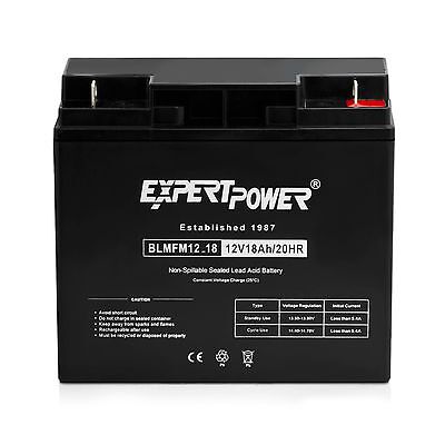 ExpertPower 12Volt 18Amp AGM SLA Universal Battery Replaces 20Ah 22Ah ExpertPower BLMFM12_18