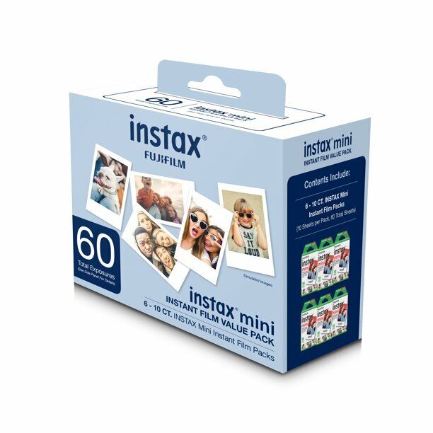 Fujifilm Instax Mini 60 Prints Value Pack Instant Film for all Fuji Mini Cameras Fujifilm 600016111 - фотография #2