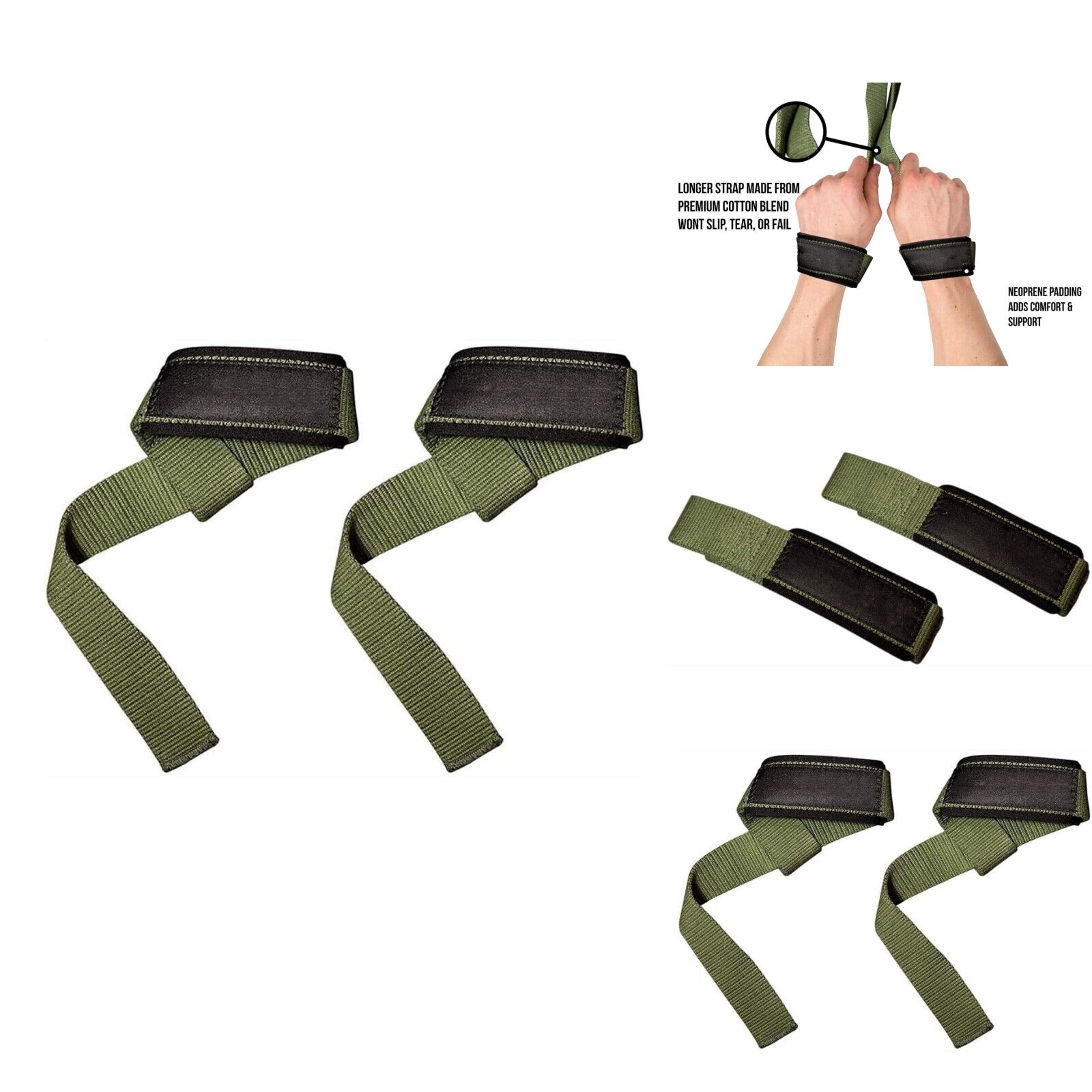 Wrist Straps for Weightlifting, Powerlifting, Strength Training for Adults Decorus Does not apply